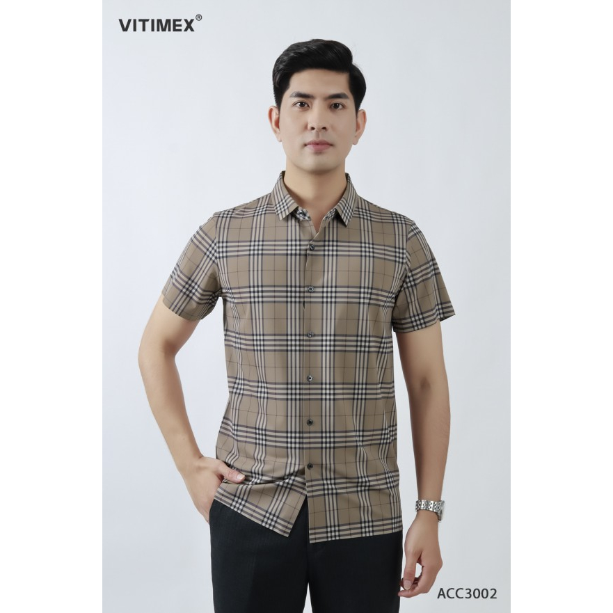 ÁO SƠ MI NGẮN TAY CAO CẤP CHỐNG NHĂN ACC3002