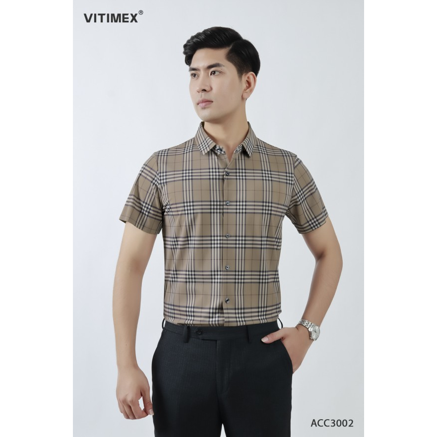 ÁO SƠ MI NGẮN TAY CAO CẤP CHỐNG NHĂN ACC3002