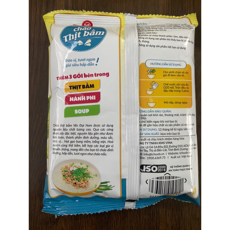 Combo10gói Cháo thịt bằm