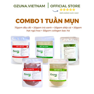 Combo ngăn ngừa mụn dưỡng trắng giảm thâm 1 tuần 75gam Ozuna Việt Nam