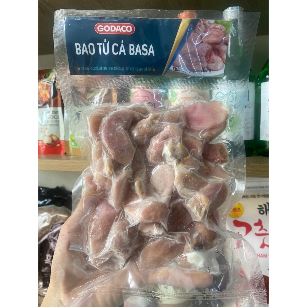 Bao tử cá basa 200g, Nét đủ, thả lẩu, chiên, kho siêu giòn
