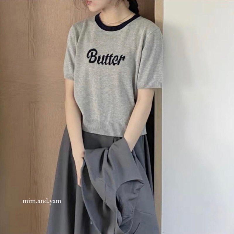 Áo dệt kim butter 3 màu
