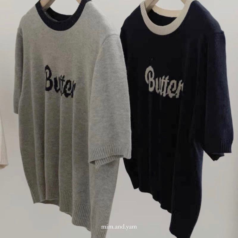 Áo dệt kim butter 3 màu