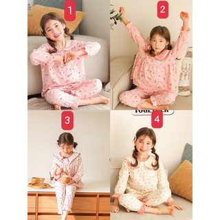 Bộ pyjama bé gái thu đông 2023