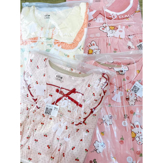 bộ pyjama bé gái thu đông 2023