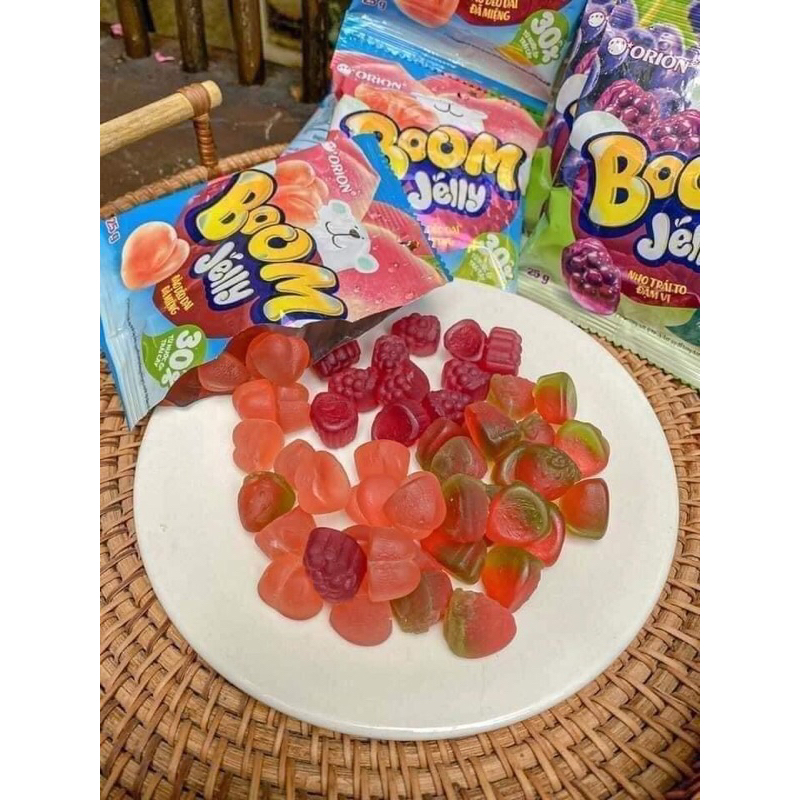 Kẹo dẻo Boom Jelly Từ nước ép trái cây 25g