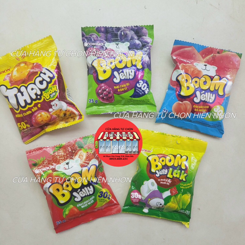 Kẹo dẻo Boom Jelly Từ nước ép trái cây 25g