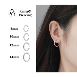 <1 Chiếc> Khuyên Tròn loại Dày 2.5mm, Chuẩn Thép Y Tế Không Gỉ, Unisex, Khuyên Tròn