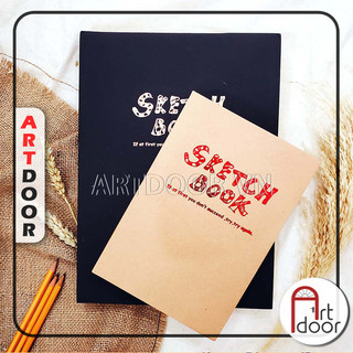 [ARTDOOR] Sổ vẽ chì POTENTATE Sketchbook may gáy mỏng 100gsm (vân mịn)