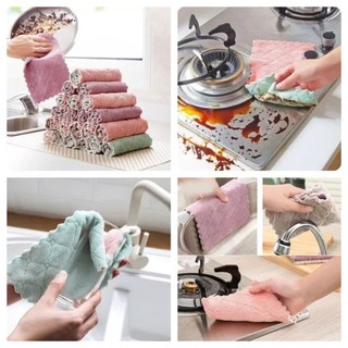 Khăn lau đa năng nhà bếp - khăn lau dầu mỡ lau kính