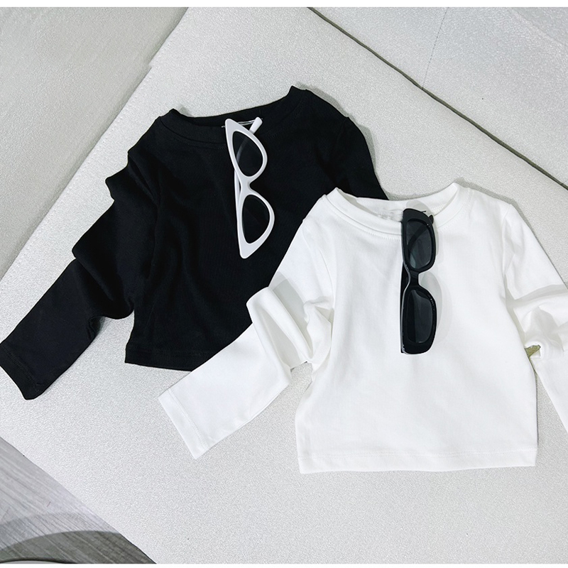 Áo Croptop Dài Tay Bé Gái Vải Zip Chọn Lọc Co Dãn 4 Chiều, Sành Điệu Dễ Phối Đồ - BabyBoo