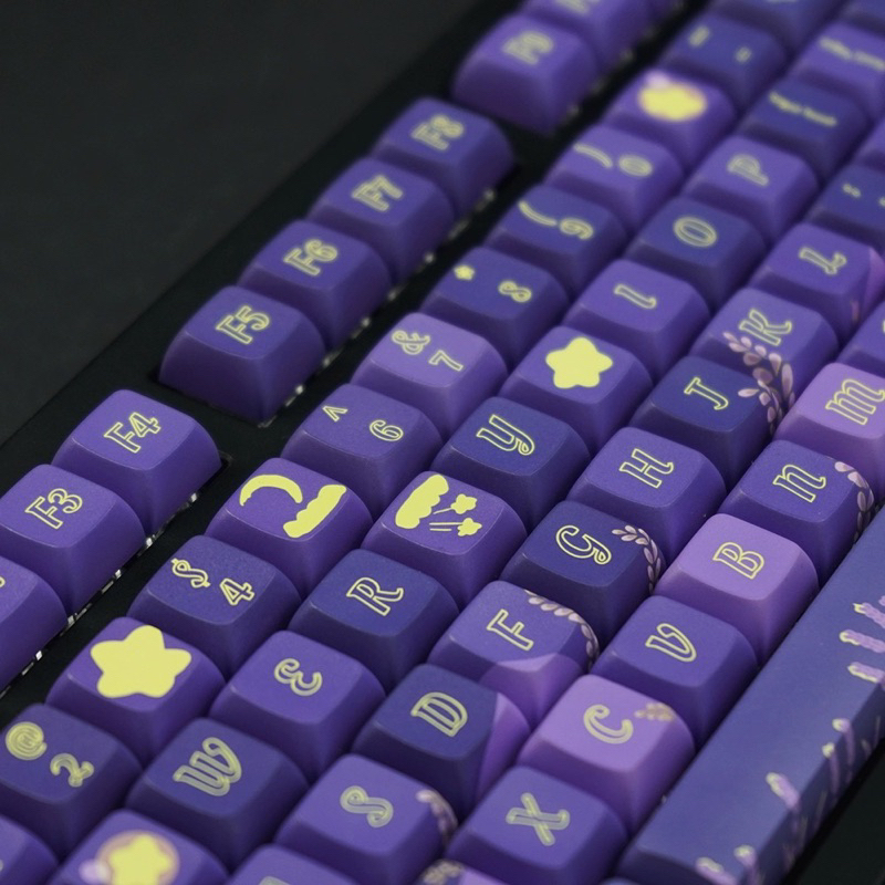 Keycap Starry Night XDA Profile PBT dyesub dùng trên nhiều layout bàn phím cơ - Polabe Store