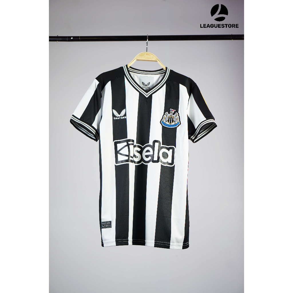 Bộ quần áo đá bóng Newcastle League Store - Áo đá bóng sân nhà mùa 23/24 vải thái form âu