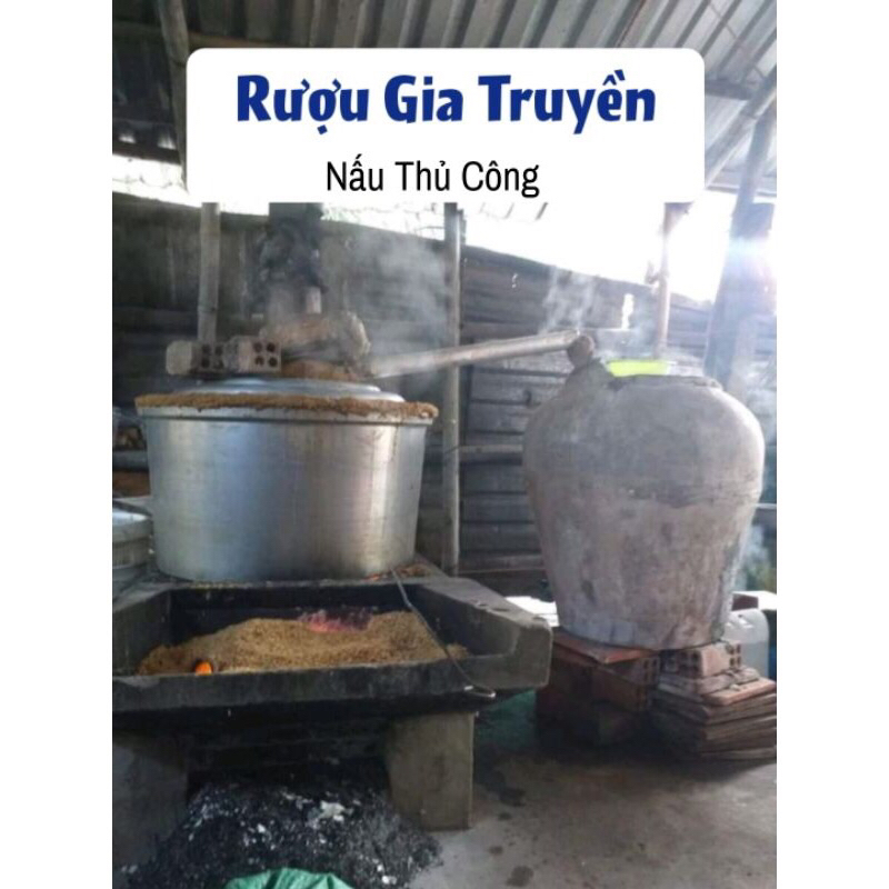 Rượu ngô men lá gia truyền 500ml - 1lít