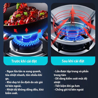 Kiềng chắn gió, chống tản nhiệt bếp ga - XS