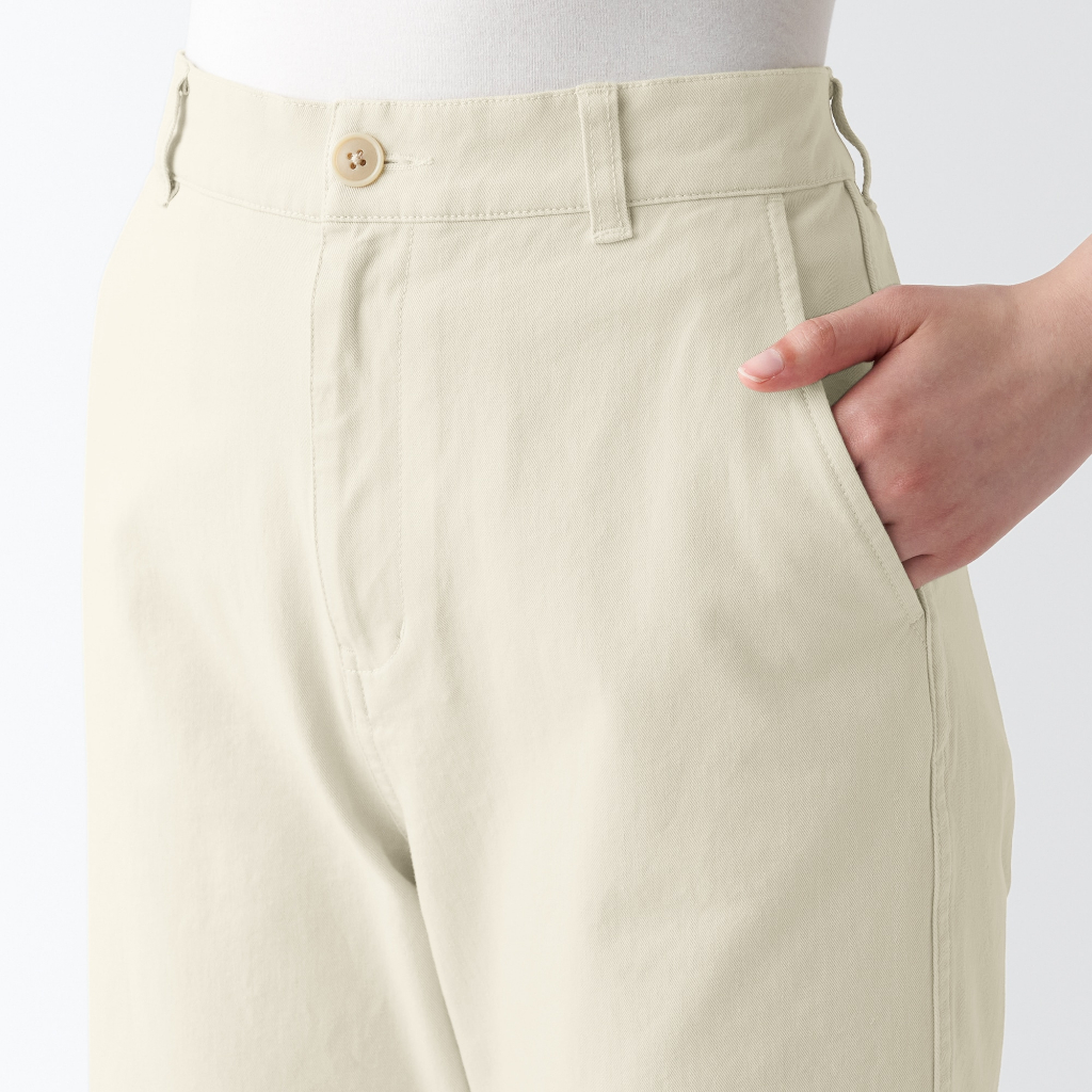 MUJI QUẦN CHINO DÁNG RỘNG CO GIÃN 4 CHIỀU