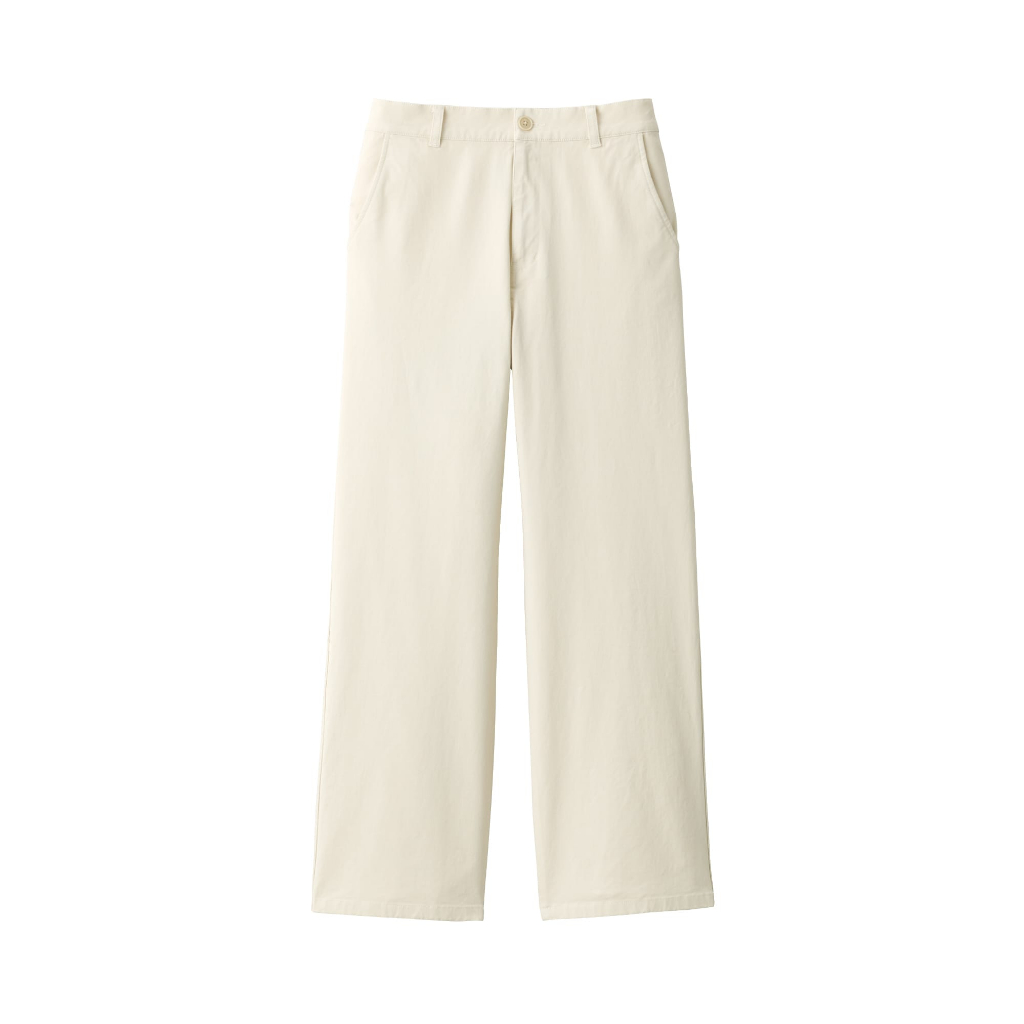 MUJI QUẦN CHINO DÁNG RỘNG CO GIÃN 4 CHIỀU