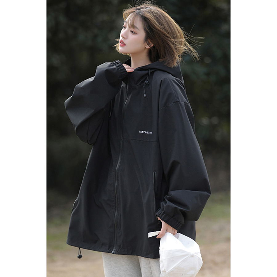 Áo khoác gió nam nữ FKZ Unisex MAYBEOND 2 lớp chống nước chống gió chất áo dù mềm cao cấp ngăn tia UV