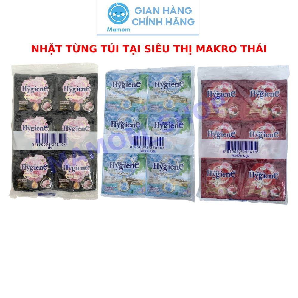 Nước xả vải hygiene (NỘI ĐỊA THÁI) xả vải Thái Lan, màu đen, trắng dây, gói 20ml.