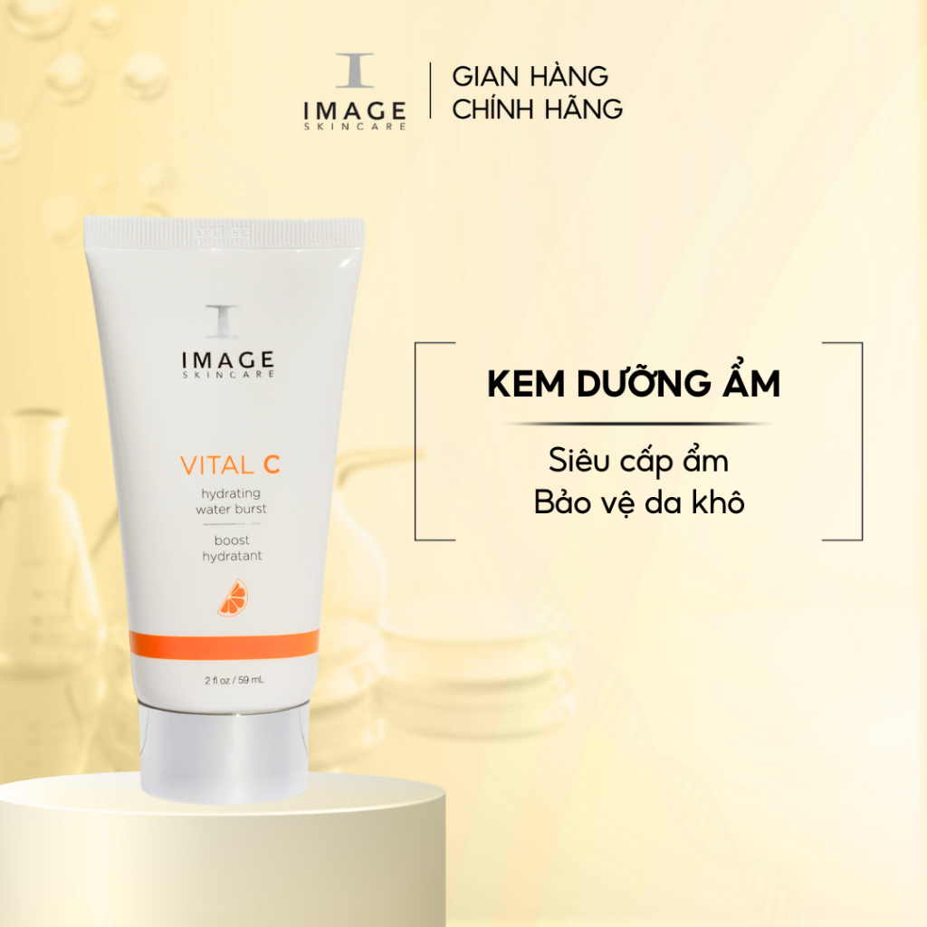 Gel Dưỡng Ẩm Da Mặt Cấp Tốc Dành Cho Da Khô, Dưỡng Da Mềm Mịn IMAGE Skincare Vital C Hydrating Water Burst 59ml (new)