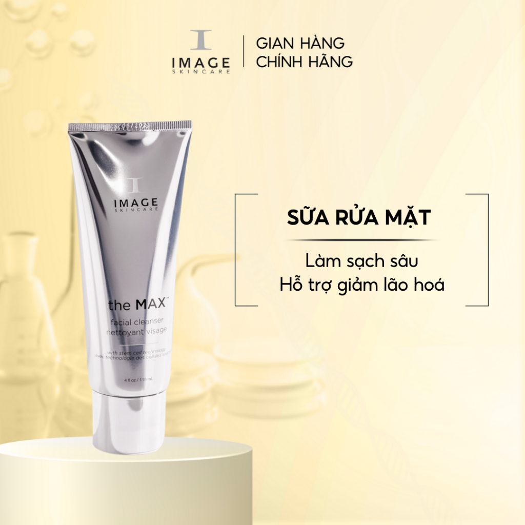 Sữa rửa mặt phục hồi và nuôi dưỡng da Image Skincare The Max Stem Cell Facial Cleanser 118ml (new)