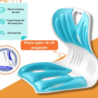 Ghế chỉnh dáng ngồi đúng chống gù lưng, bảo vệ cột sống, phù hợp mọi đối tượng - ghế công thái học chống gù chất liệu th