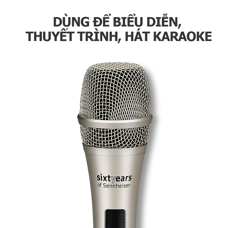Micro karaoke có dây,sennheiser/e845 S/e945 micro có dây,micro hát karaoke,giọng hát rõ và tràn đầy