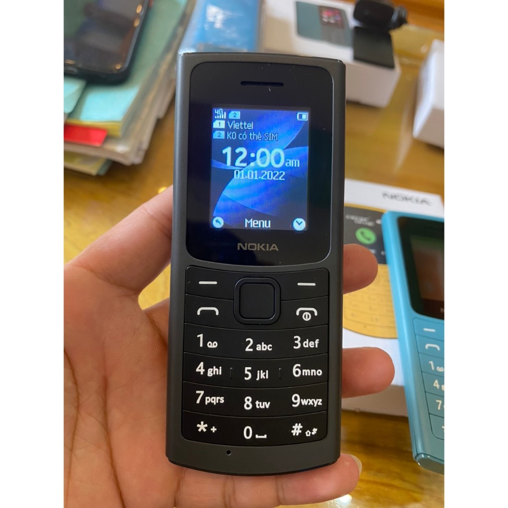 Điện thoại Nokia 110 4G 2 sim 2 sóng loa to pin khoẻ 1020mah thiết kế sang trọng bảo hành 12 tháng