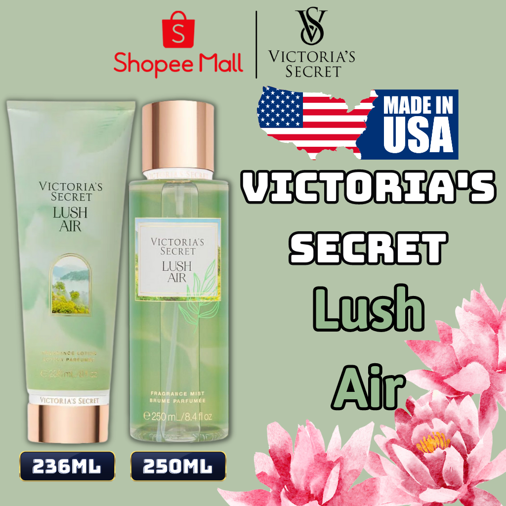 Body Mist Victoria Secret Chính Hãng Lush Air, Xịt Thơm Body Toàn Thân Hương Nước Hoa 250ml
