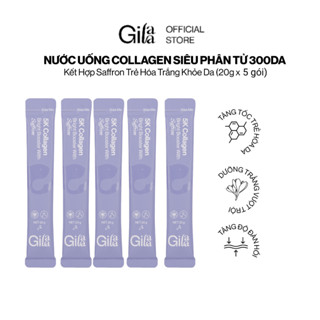 HÀNG TẶNG KHÔNG BÁN 5 NƯỚC UỐNG COLLAGEN GILAA SIÊU PHÂN TỬ 300DA KẾT HỢP