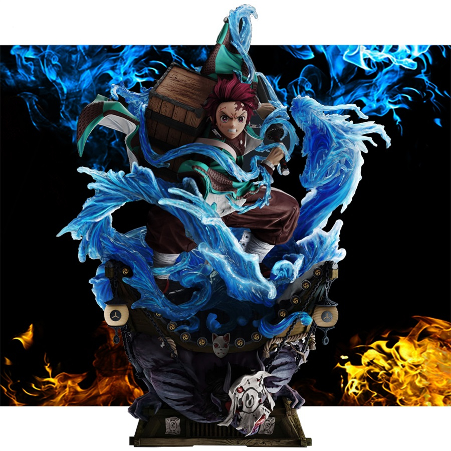 Mô hình demon slayer Kamado Tanjirou Rengoku Kyoujurou Kamado Nezuko Tomimaru Shinazugawa (Surprise gift) Mô hình