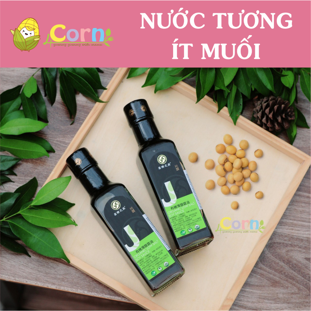 Nước tương hữu cơ ít muối Joyspring - Cho bé 12m+