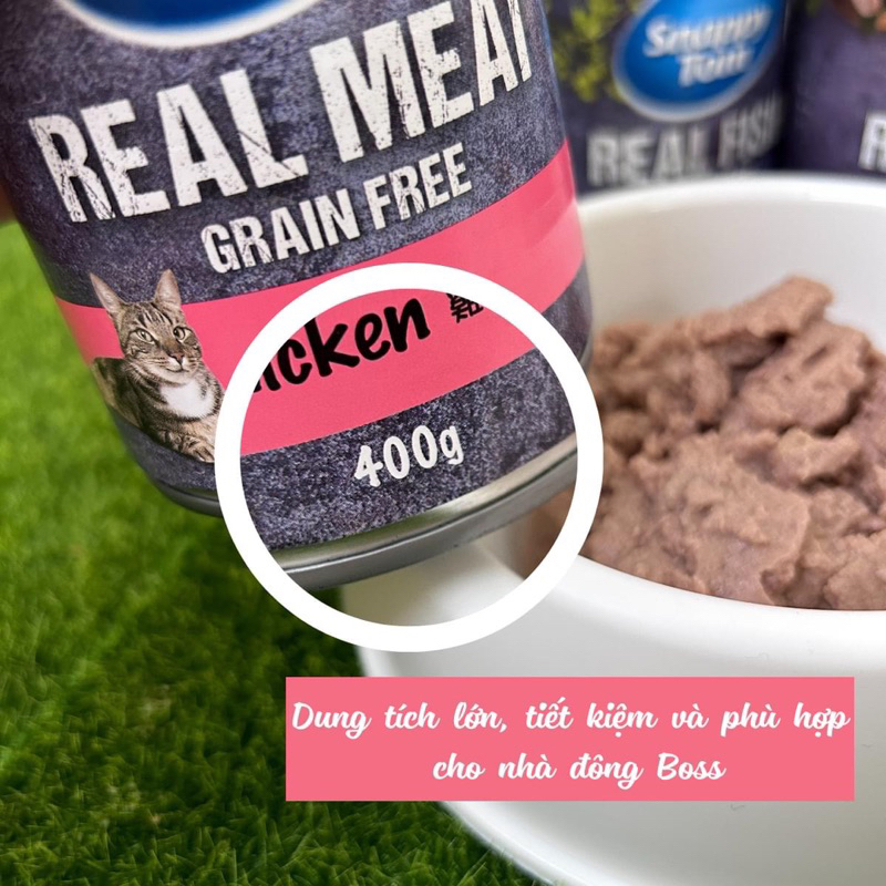Snappy Tom 400gr - Pate cho mèo lớn