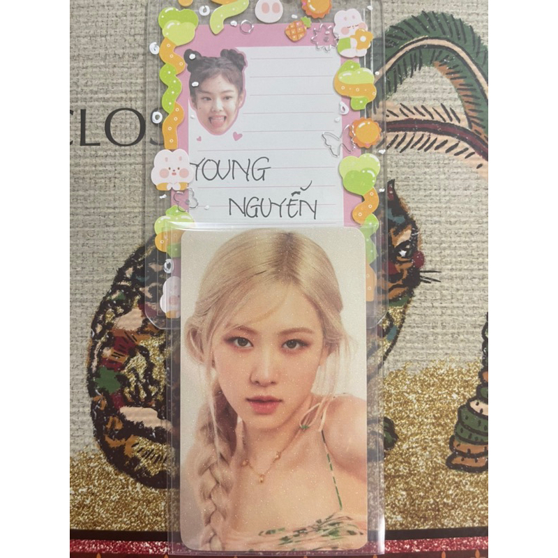 CARD FANSITE ROSÉ BLACKPINK