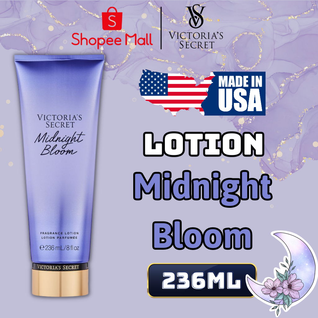Body Mist Victoria Secret Chính Hãng Midnight Bloom, Xịt Thơm Body Toàn Thân Hương Nước Hoa 250ml