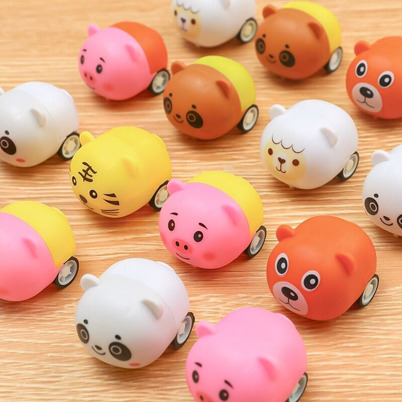 Đồ chơi xe hình thú mini chạy cót siêu đáng yêu cho bé