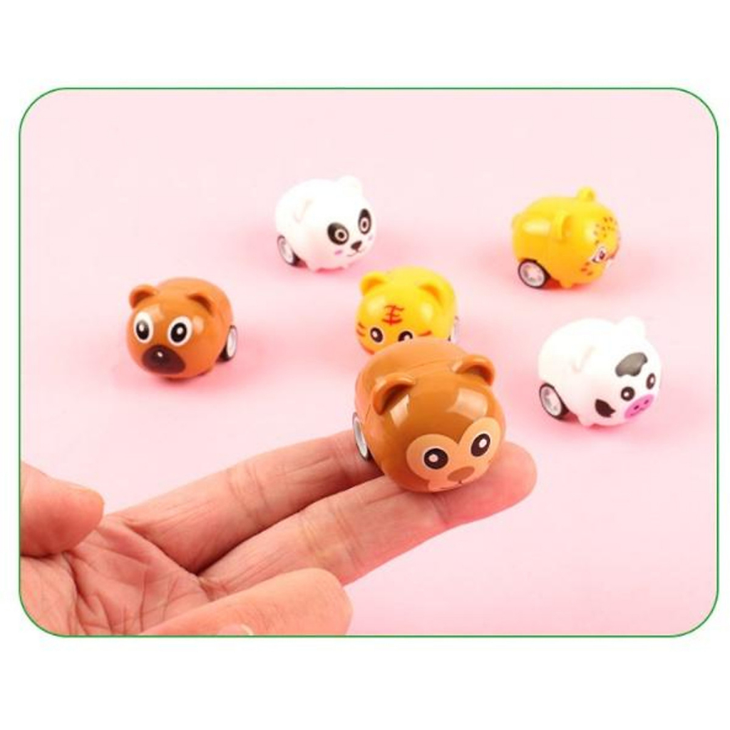 Đồ chơi xe hình thú mini chạy cót siêu đáng yêu cho bé