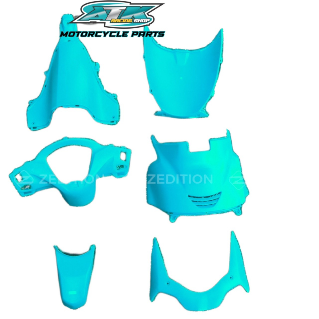 Full bộ 6 món nhựa nhám màu cho xe Vision đời 2014 đén 2023 nhựa đúc nguyên khối