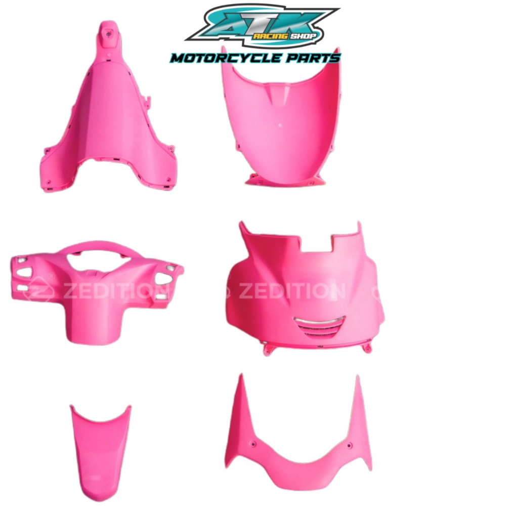 Full bộ 6 món nhựa nhám màu cho xe Vision đời 2014 đén 2023 nhựa đúc nguyên khối