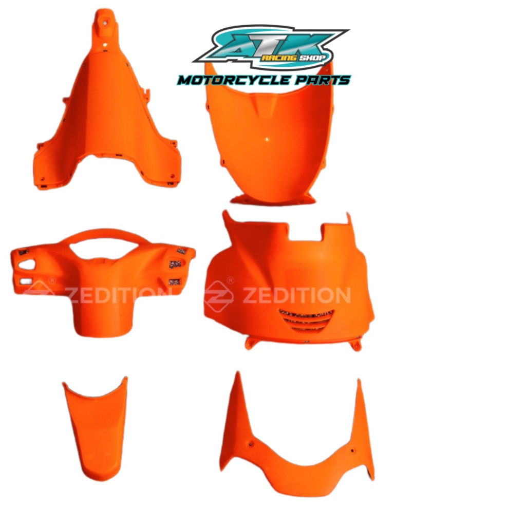 Full bộ 6 món nhựa nhám màu cho xe Vision đời 2014 đén 2023 nhựa đúc nguyên khối