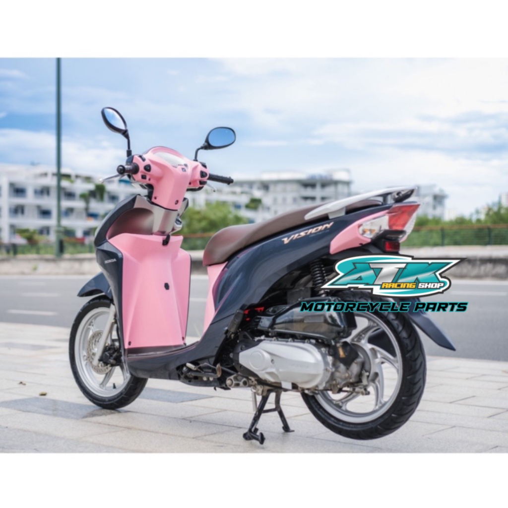 Full bộ 6 món nhựa nhám màu cho xe Vision đời 2014 đén 2023 nhựa đúc nguyên khối