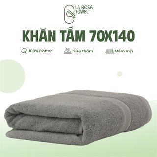 Khăn Tắm Lớn Larosa Towel 70x140cm Siêu Dày, Cotton 100% Thấm Hút Cực Tốt