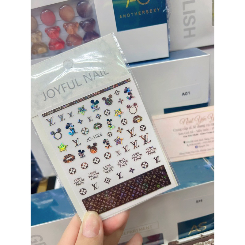 sticker hình dán trang trí móng
