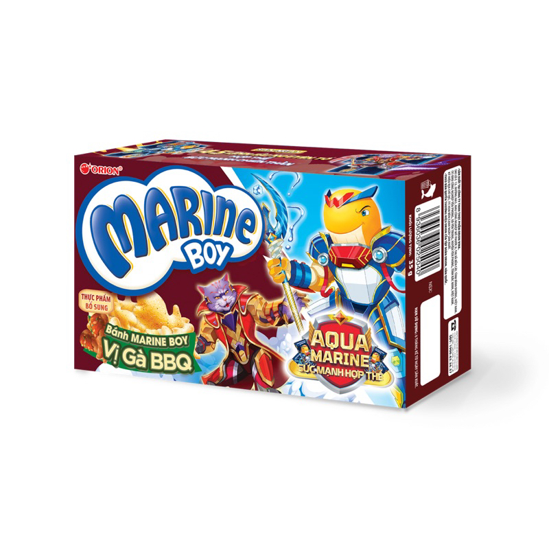 Bánh Cá Marine Boy Orion - Đầy Đủ 6 Vị : Tôm - Tảo - Gà - Socola - Sườn Bò - Lăk