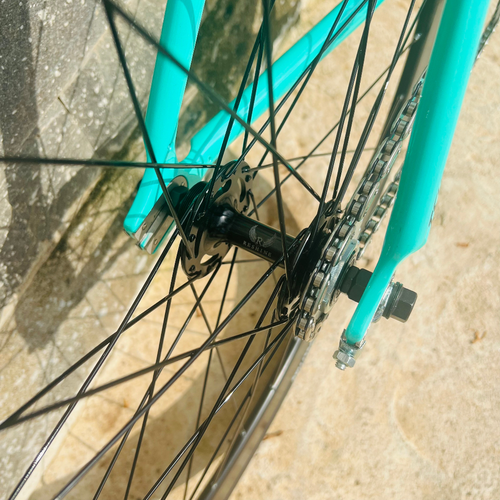 Xe đạp fixed gear TSUNAMI SNM100 cơ bản - Xanh ngọc