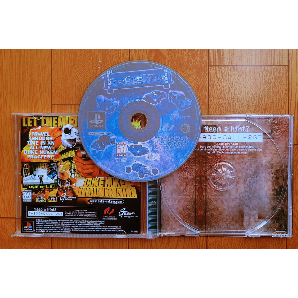 Game ps1 Rogue trip 2012 no brand