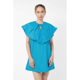Đầm mini kiểu dáng nơ công chúa màu Xanh xuất xịn Ten11