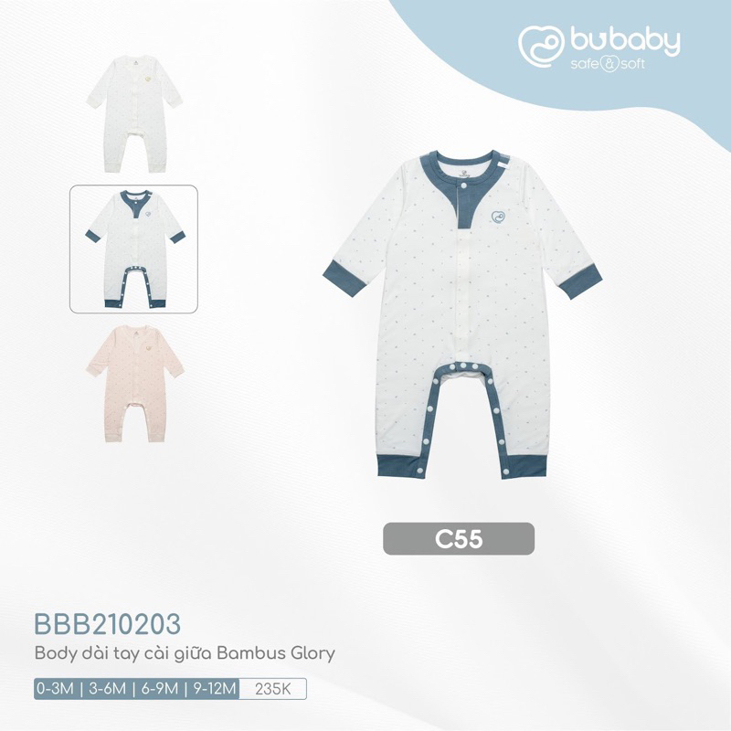 Body Dài Tay Cài Chéo Bu Mềm Mát Thun Giản Dành Cho Bé Trai Bé Gái