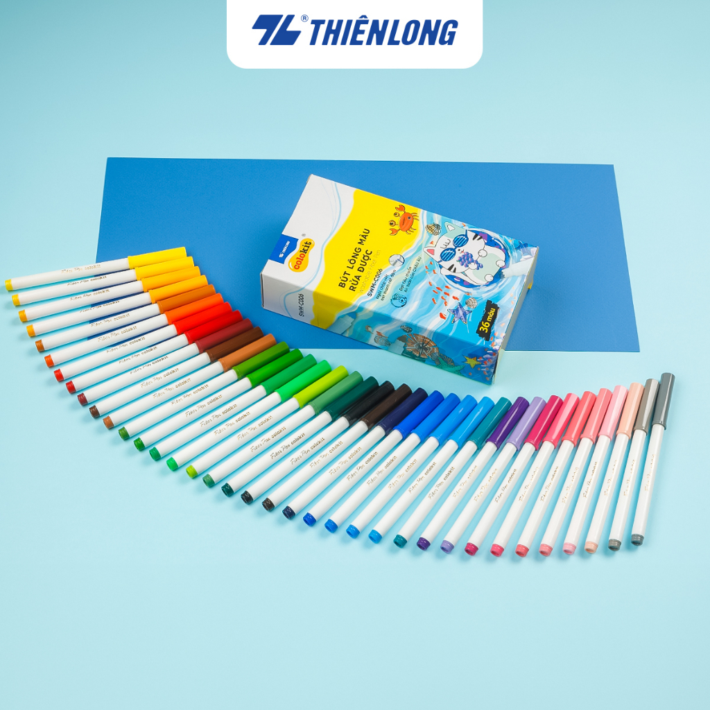 Bút lông màu fiber chuyên nghiệp FIBER PEN 36 màu