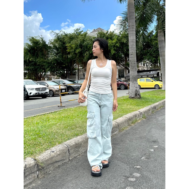 ÁO BA LỖ TRẮNG ÁO THUN SÁT NÁCH TRƠN BASIC